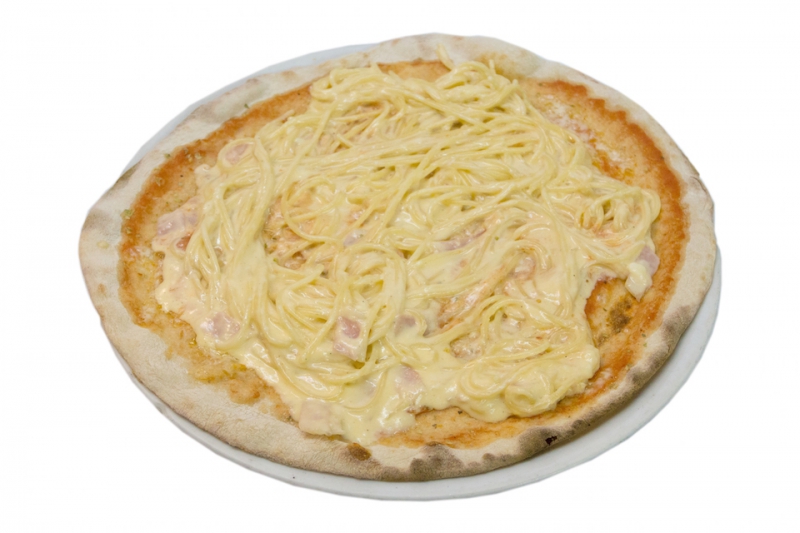 PIZZA SPAGHETTI CARBONARA 