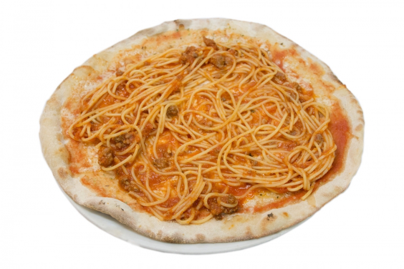 PIZZA SPAGHETTI BOLOGNAISE
