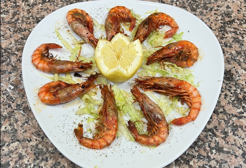 Crevettes grill�es